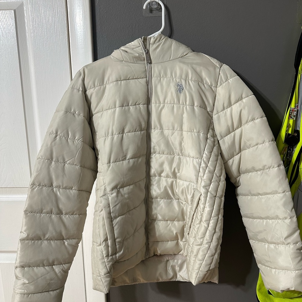 Cream Puffer Jacket